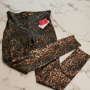 Spanx Faux leopard leggings